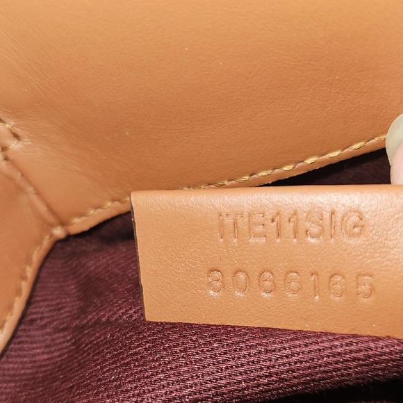 New Burberry Note Crossbody Bag Clutch Check Beige Briar Brown Multi - Picture 12 of 13